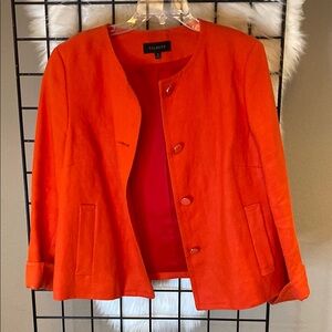 Talbots Women's Orange Jacket